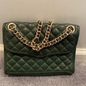 Rebecca Minkoff green shoulder bag